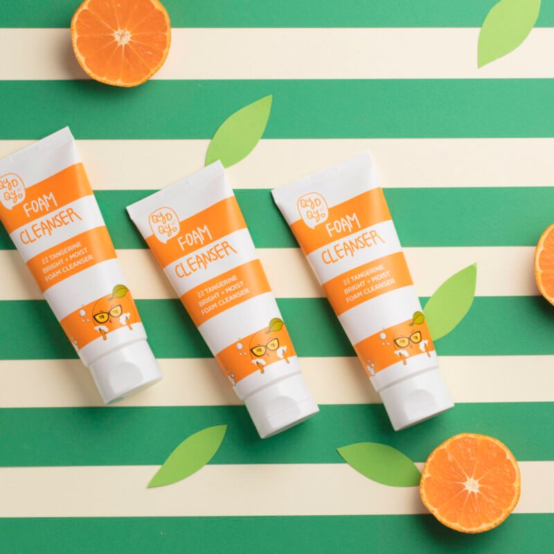 QyQoYo Tangerine Bright + Moist FOAM CLEANSER