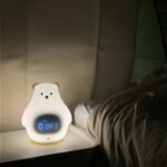 Tong Tong Bear Clock Lamp
