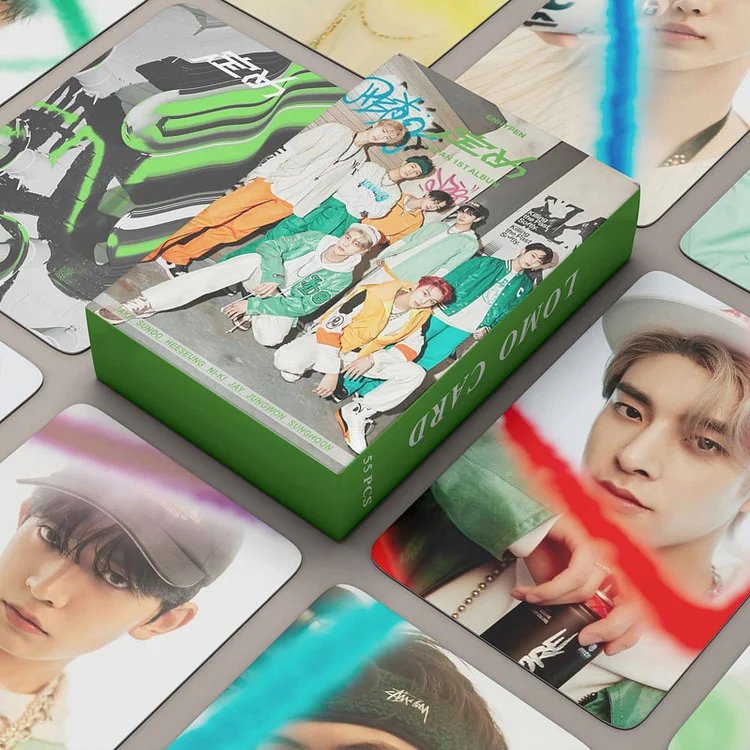 ENHYPEN JAPAN 1ST ALBUM SADAME Lomo Cards 55 pcs_1 (1) Enhypen Japan 1st album Sadame LOMO card - Image 1