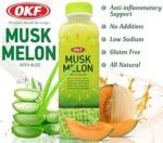 OKF Musk Melon Drink with Aloe 500ml - Image 2