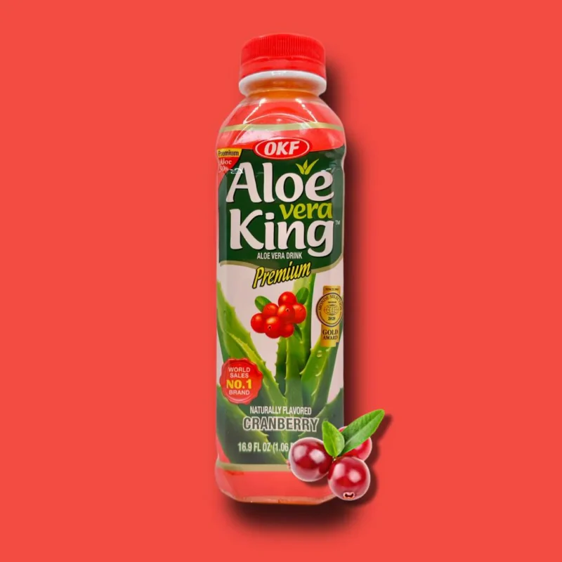 OKF Aloe Vera Drink Cranberry 500ml