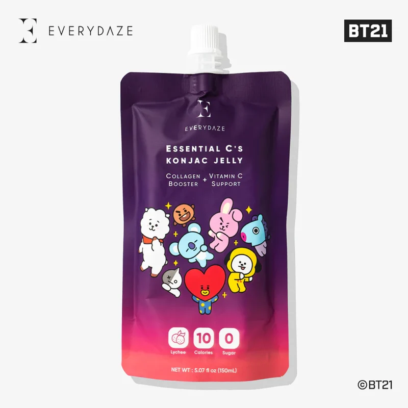 EVERYDAZE with BT21: Essential C’s Konjac Jelly – Lychee